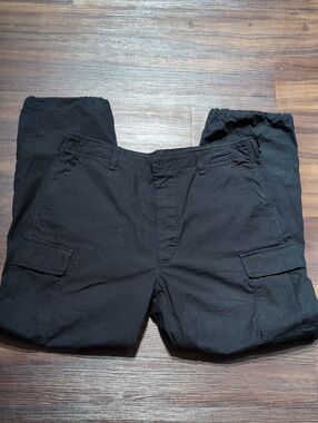 Buck Mason Black Cargo Pants